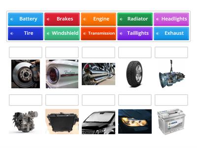 Auto Basics: Car Parts Match-Up