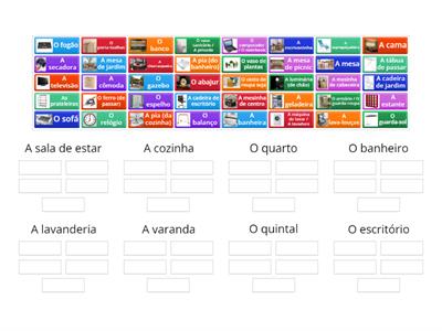 Os móveis / A mobília