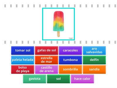 Spanish Summer Vocabulary 