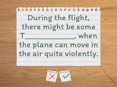 Air Travel Vocabulary 