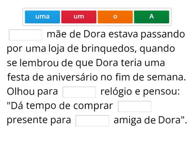 Português - artigo definido e indefinido