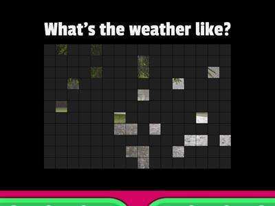 What's the weather like? - Image Quiz