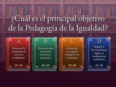 PEDAGOGIA DE LA IGUALDAD