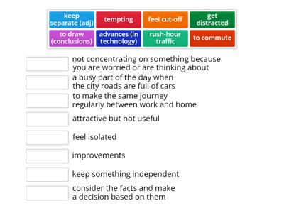 Working remotely essay vocabulary 