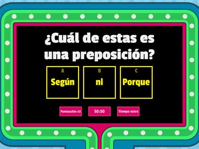 Conjunciones Preposiciones Interjecciones - Recursos Didácticos