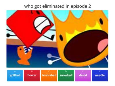 Bfdi quizes that you know