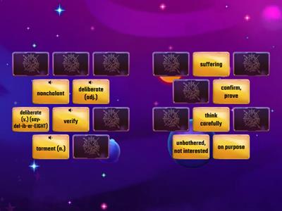 Vocab List 06 - Matching Pairs