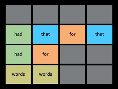 ML sight words