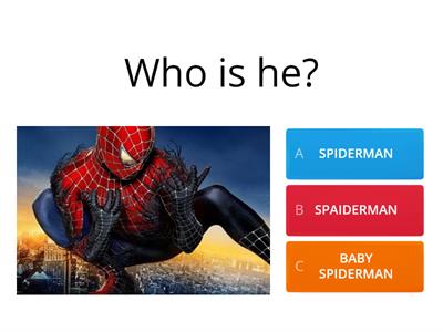 LET'S PLAY WITH SPIDERMAN!