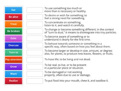 Nature is Speaking - Soil verbs