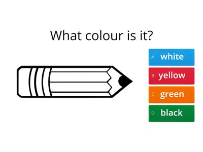 Colours Grade 3 Colours Quiz