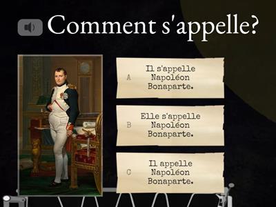 En parlant de Napoléon Bonaparte