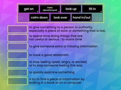 WW3 9.5 phrasal verbs