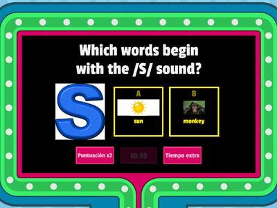 Phonics Letter S Game