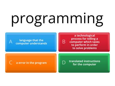 computer programming vocab practice 