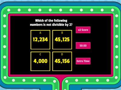 Divisibility Rules for 2, 5 and 10