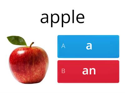 Fruit: a or an