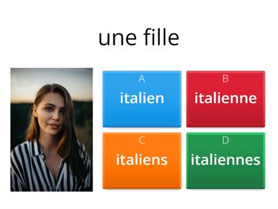 Nationalité- quiz