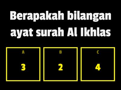 Tahun 1 Hafazan Surah Al Ikhlas - Sumber Pengajaran