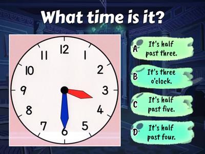 P2 Time Half past & o'clock