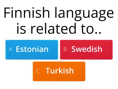 Quiz: Suomen kieli 