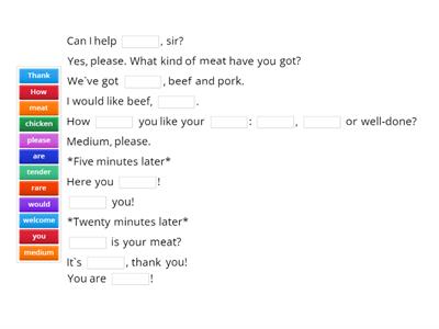 meat dialogue