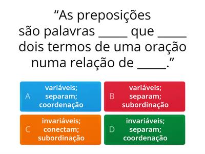 Preposição