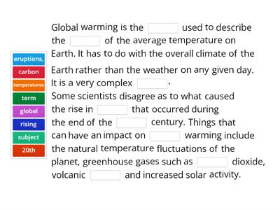 Global warming: What it is?