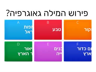 גאוגרפיה