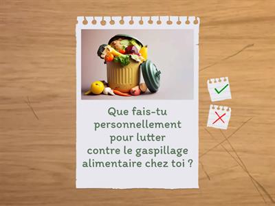 Gaspillage alimentaire