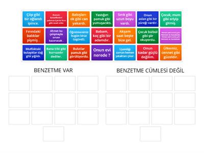 Benzetme Cümleleri M.M.E