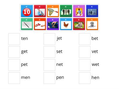 Phonics Practice: en/et