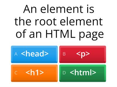 Quiz on HTML