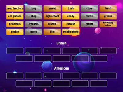 British English and American English