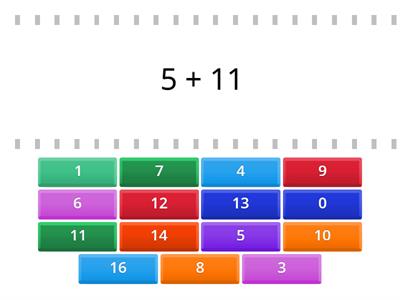 Addition and subtraction within 20