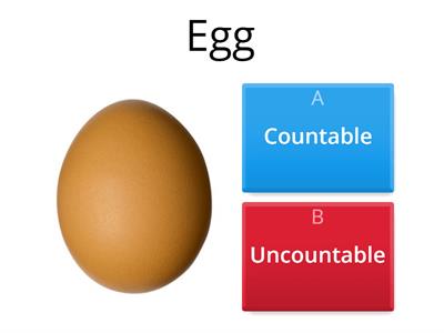 Countable and Uncountable Nouns