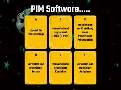 PIM-Software - Personal Information Manager