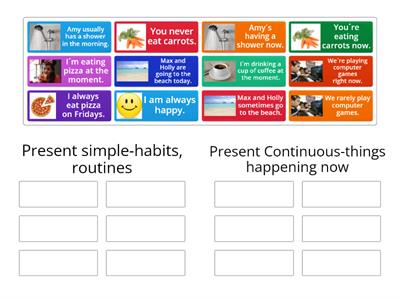 Unit 2 B1 Preliminary Present simple or Present Continuous 