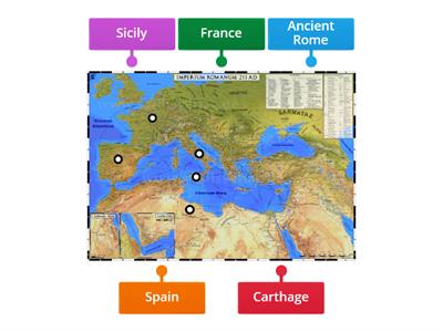 Map of the Roman Empire 