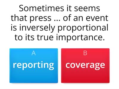 Media & Advertising 2 - Common collocations