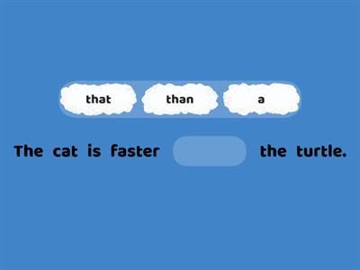 Comparing (short adjectives)