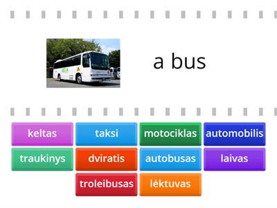 Learn Lithuanian U6 Transportation