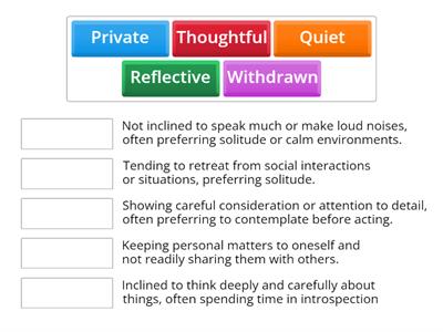 5Au1 Personality traits of an introvert (p1)