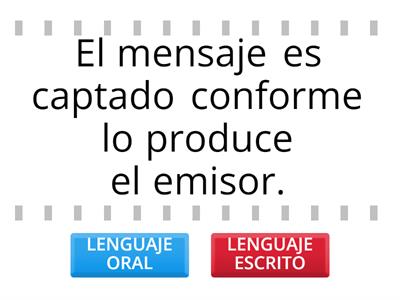 ¿Lengua oral o lengua escrita?