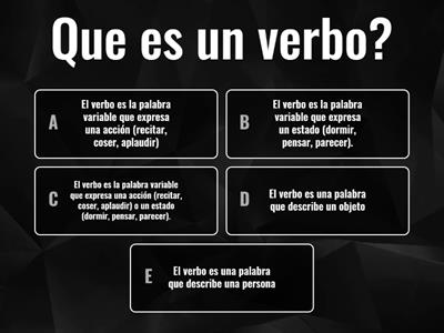 Verbos | 1º ESO | Proihan_748