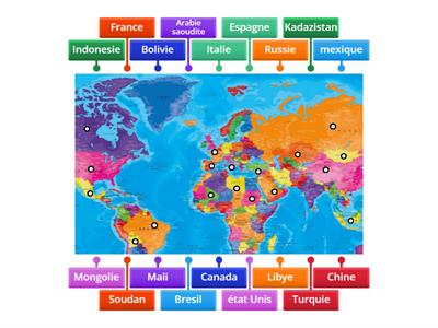 cartes du monde des Jacinthes