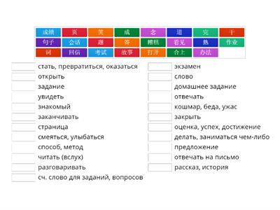 汉语教程 Урок 29  Повторение лексики 