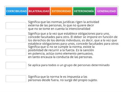 NORMAS JURÍDICAS. CARACTERÍSTICAS 