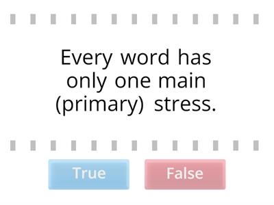 Word Stress