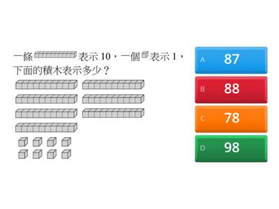 100以內的數-積木與化聚